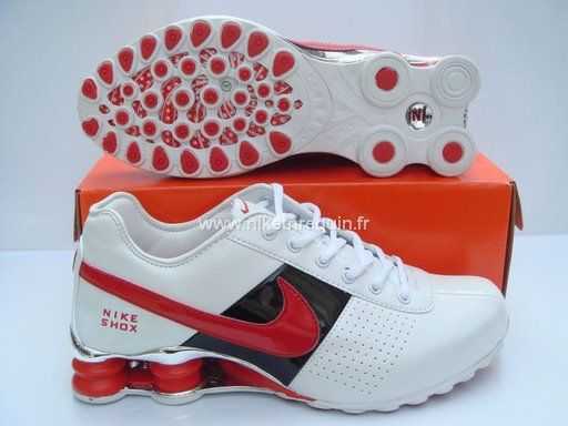 Dernieres Designer Nike Shox Oz Chaussures De Course Blanc Rouge